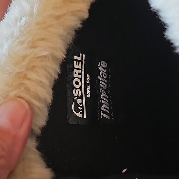 SOREL Ice Cave Women's Boots THINSULATE Faux Fur sz 9 - Picture 9 of 10